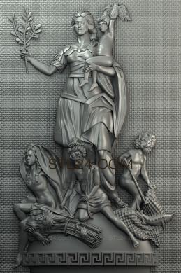 Religious panels (PR_0254) 3D models for cnc